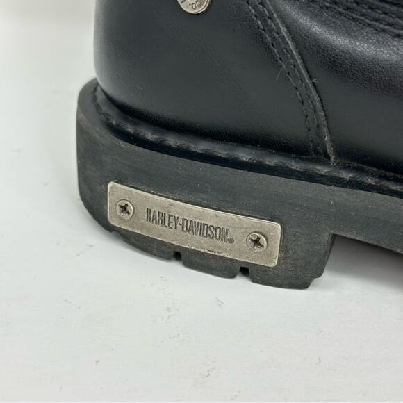 Harley-Davidson Men’s Brake Light Leather Riding Boots - BLACK - Picture 9 of 14